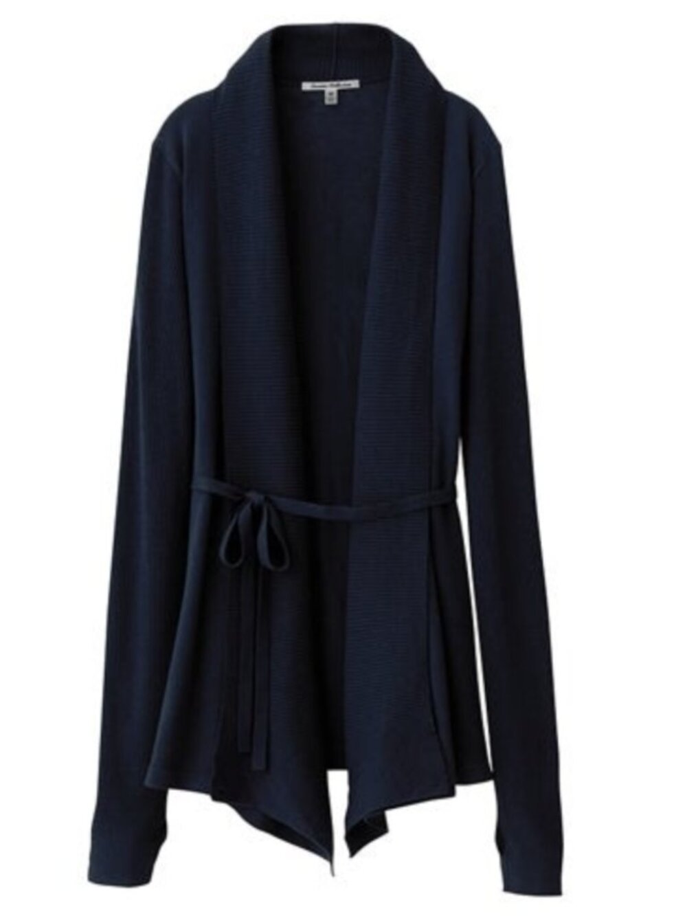 Uniqlo Women UV Cut 2-Way Black Wrap Cardigan With Thumbholes (Size M)